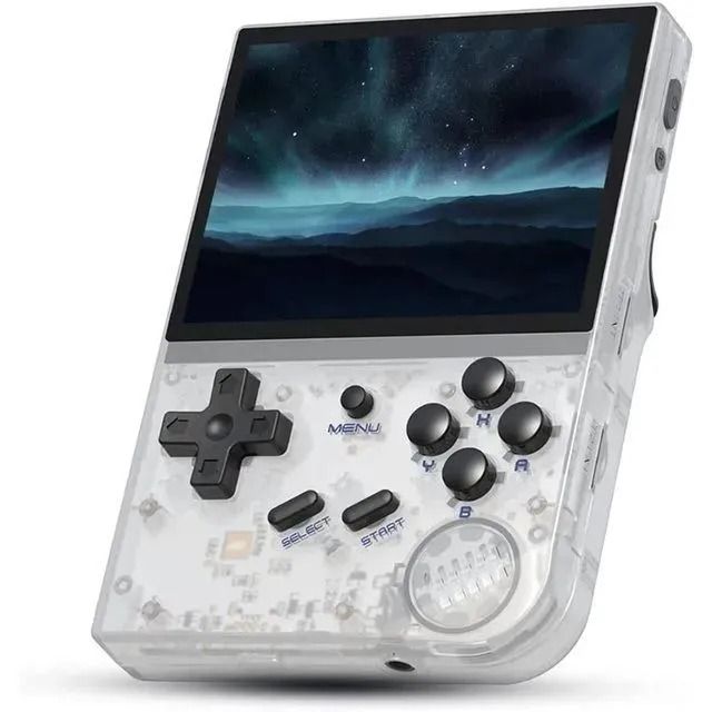 ИгроваяконсольAnbernicPortableGameConsoleRG35XX2024TransparentWhite