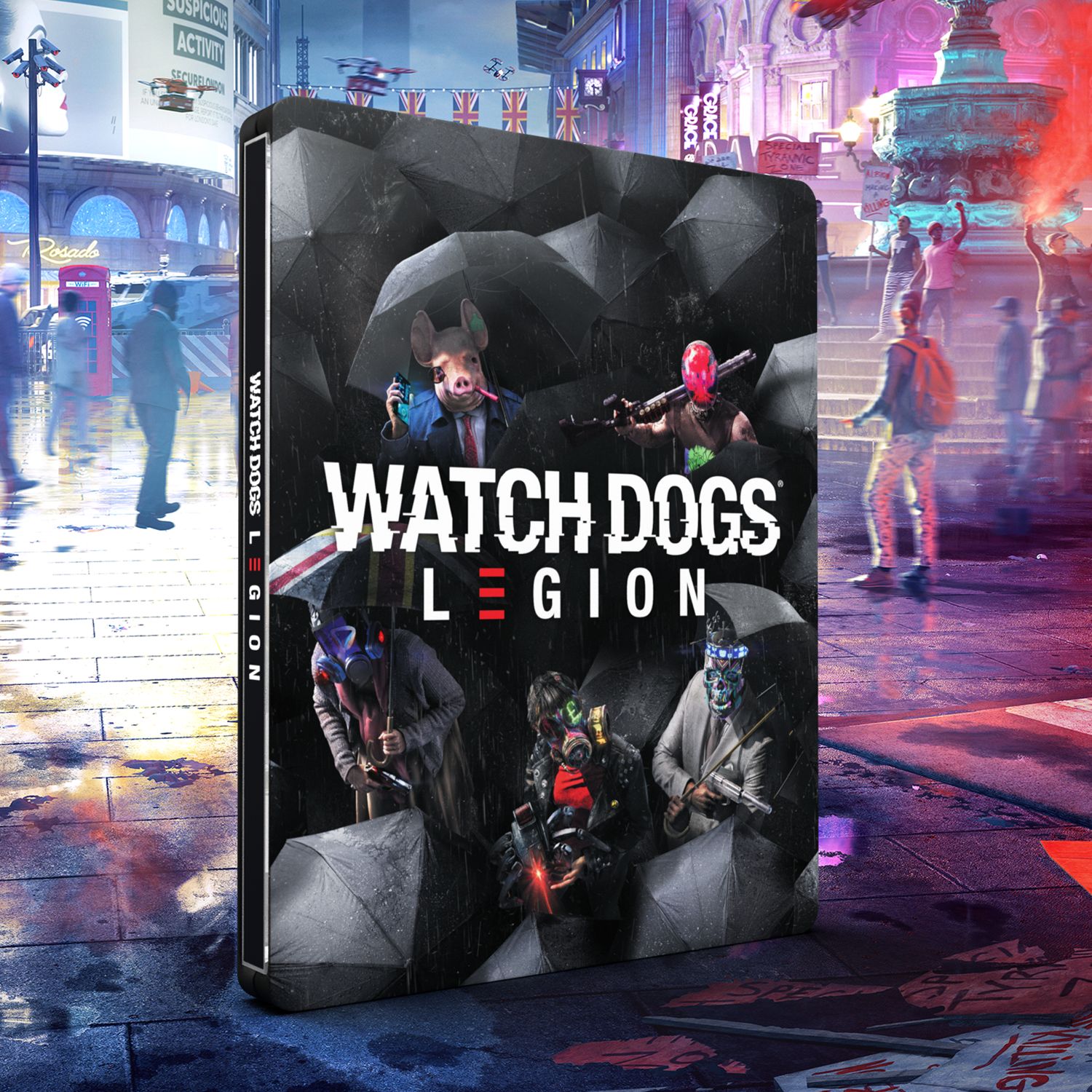 Steelbook Watch Dogs Legion (Новый запечатанный стилбук без игры для PS4 / PS5 )