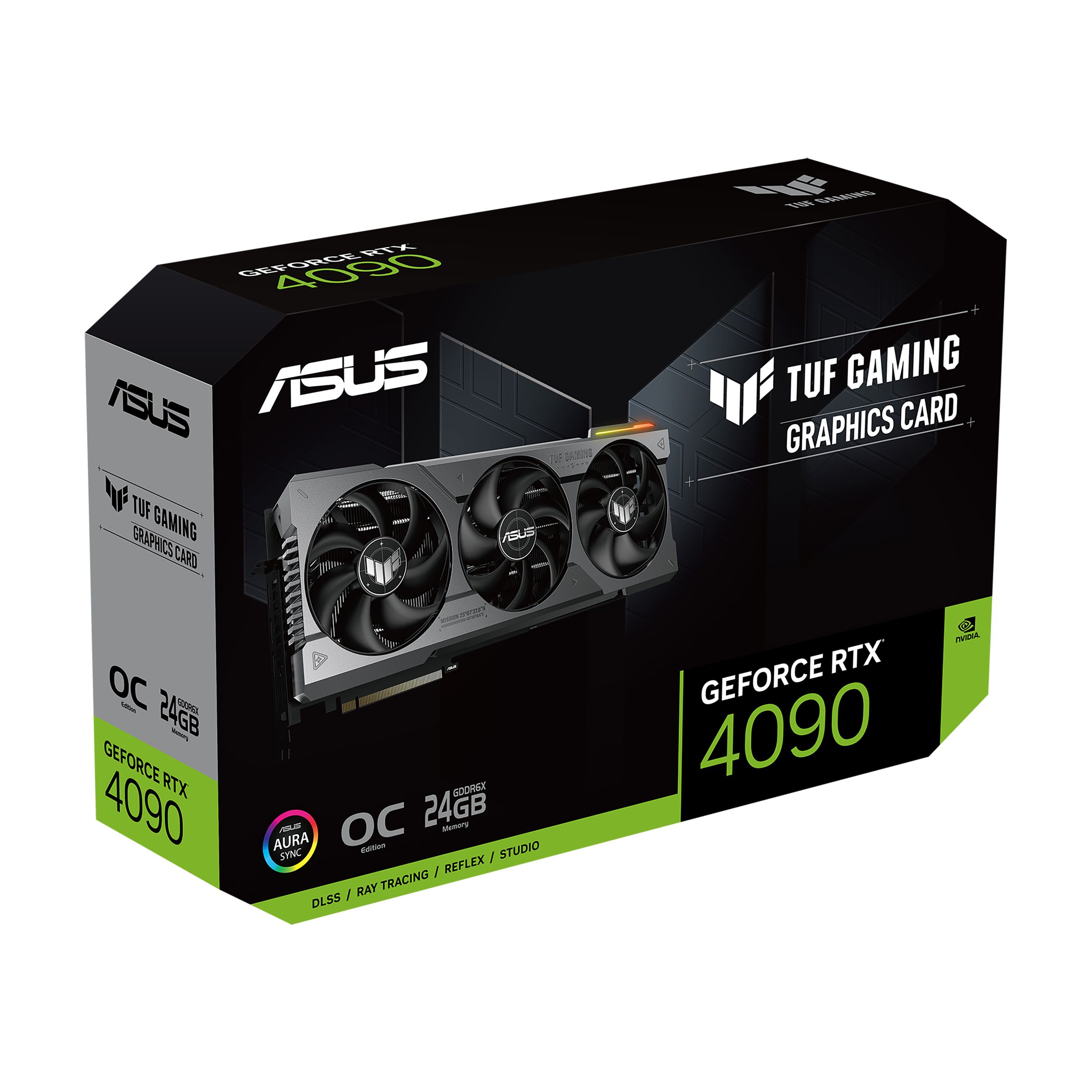 ASUSВидеокартаGeForceRTX409024ГБ(TUF-RTX4090-O24G-GAMING)