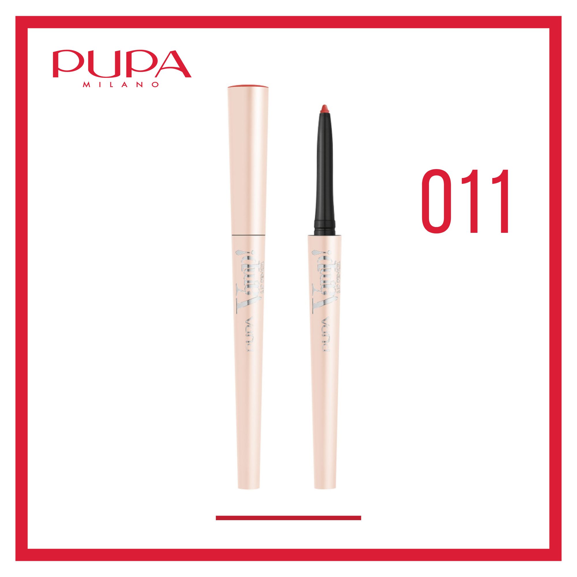 PUPA Карандаш для губ Vamp! Lip Pencil, 0,35 г, 011