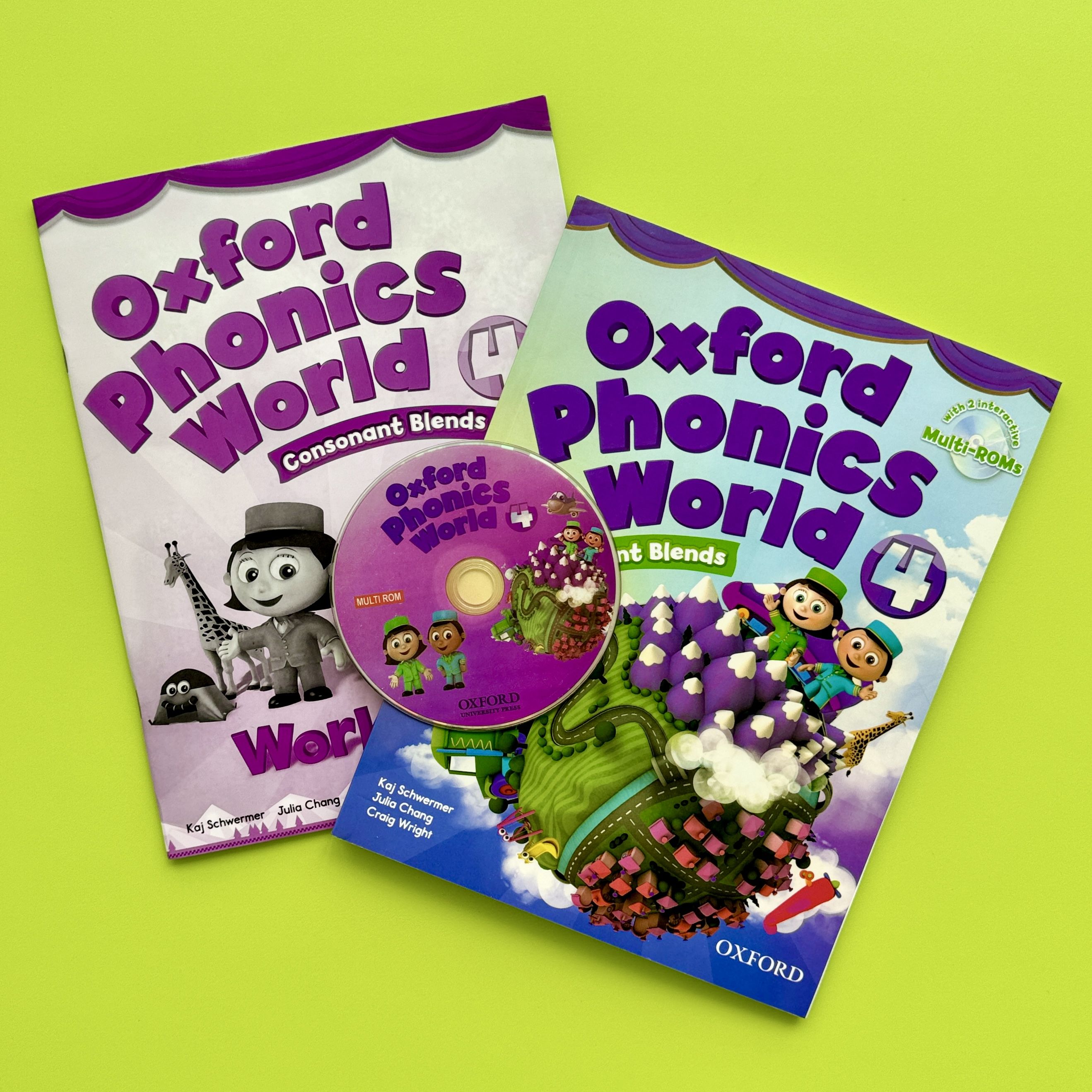 Oxford Phonics World 4. Student Book + Workbook + CD | Schwermer Kaj