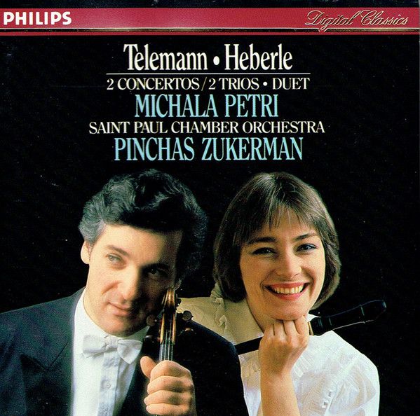 Диск Telemann & Petri & Zukerman & Spco: Recorder Concerti (1 CD)