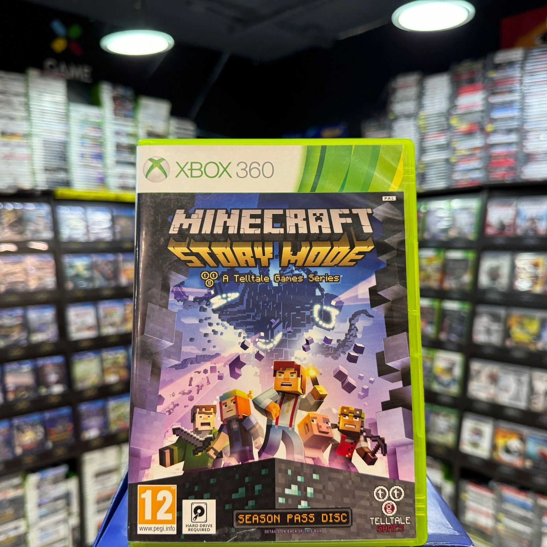Minecraft Story Mode Xbox 360 Box