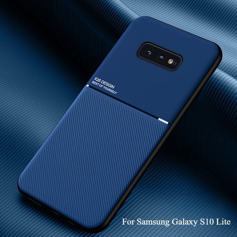 FASNYAЧехолизделовойкожидляSamsungGalaxyS10Lite(СамсунгГалаксиC10Лайт)смагнитнымавтомобильнымдержателем,тонкийзащитныйчехолдлясмартфона