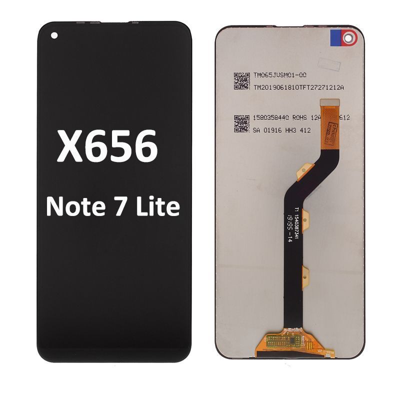 ДисплейдляInfinixNote7Lite(X656)+тачскрин(черный)