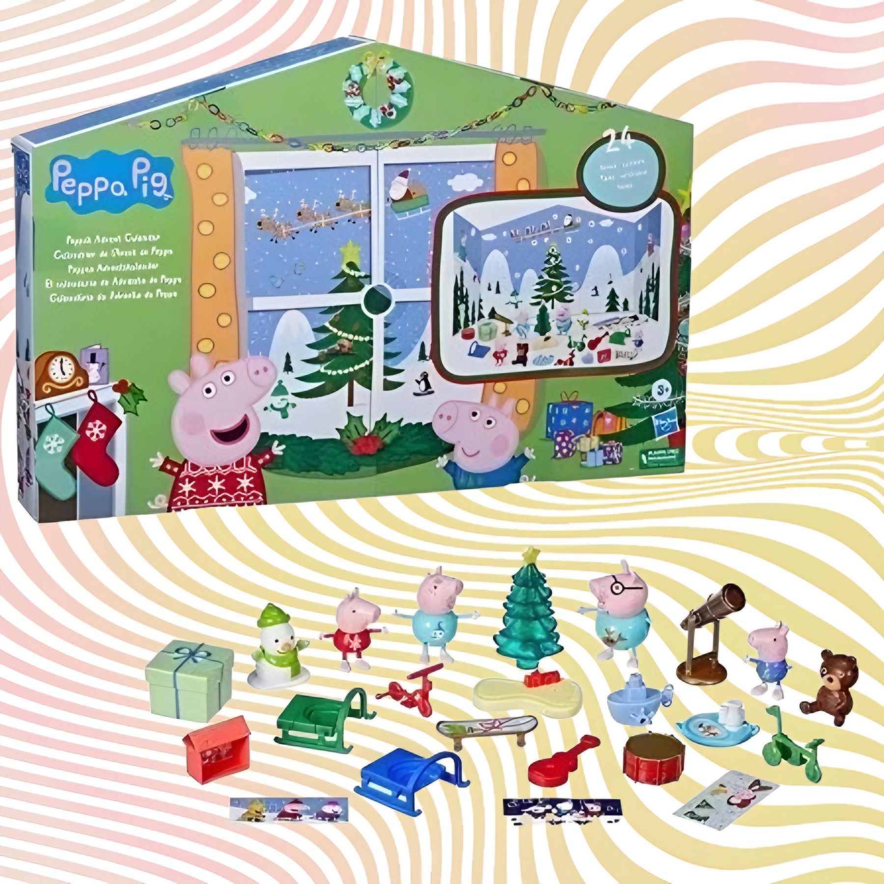 Peppa Pig Peppas Advent Calendar Toy, Свинка Пеппа Адвент календарь