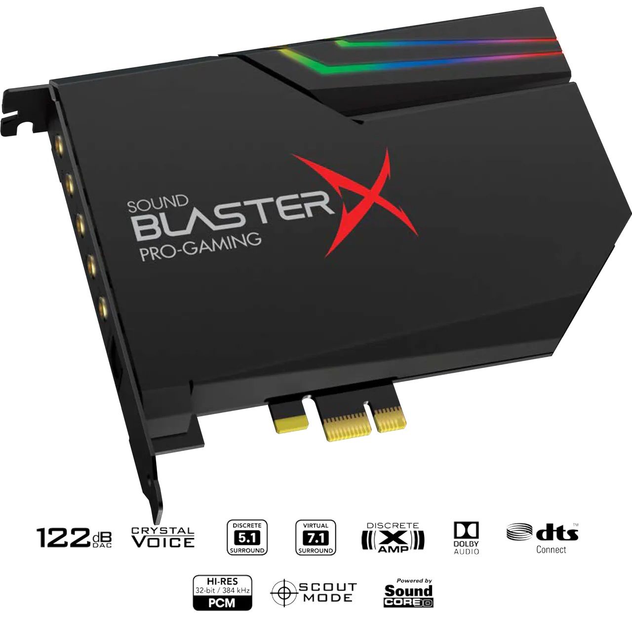 Звуковая карта Creative Sound BlasterX AE-5 Plus (70SB174000003)