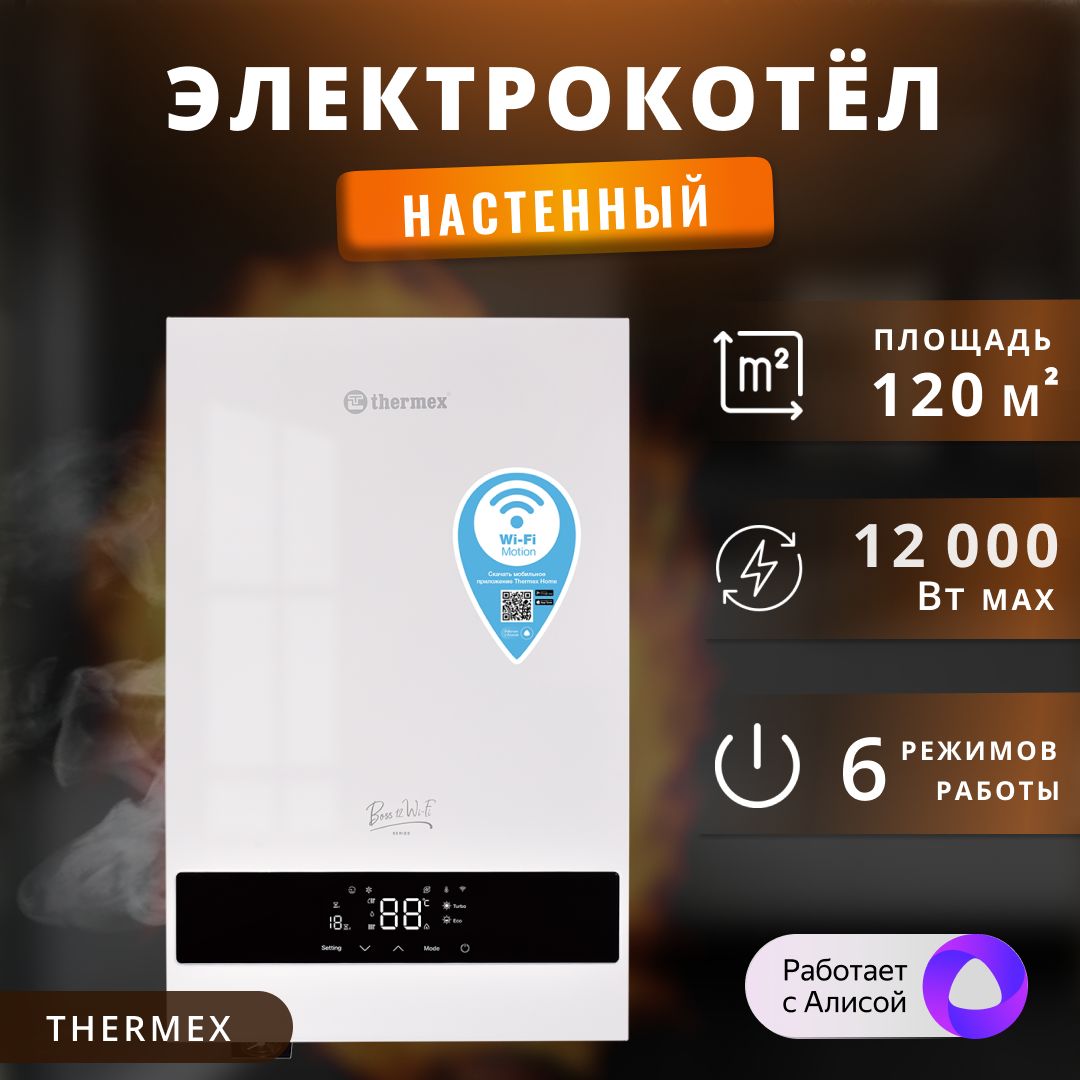 Электрический котел Thermex Wi-Fi 12 кВт.