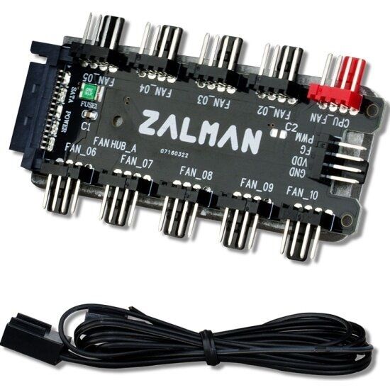 Контроллер для вентиляторов пк Zalman PWM Controller 10Port (ZM-PWM10 FH)