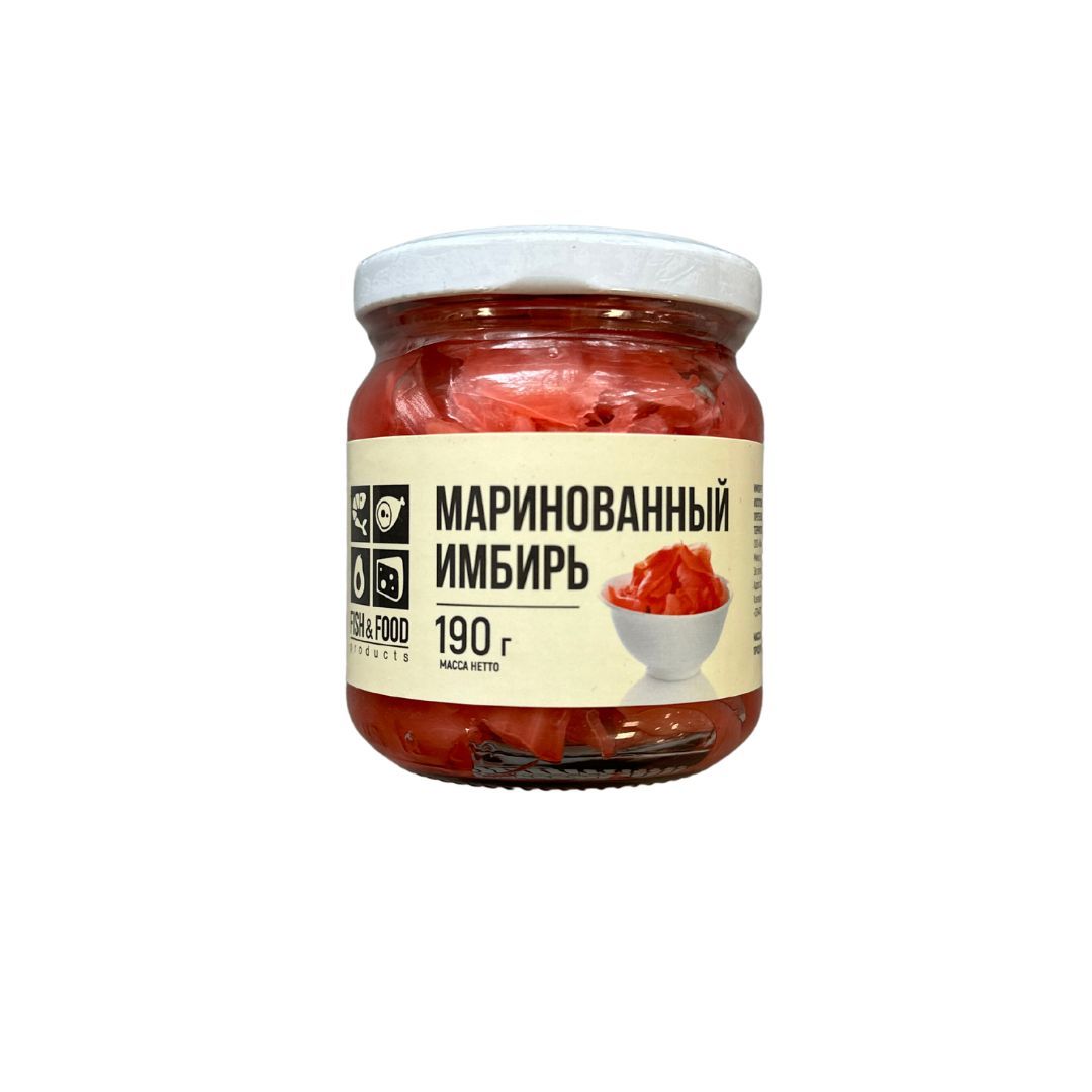  Fish & Food Имбирь маринованный 110г. 1шт.