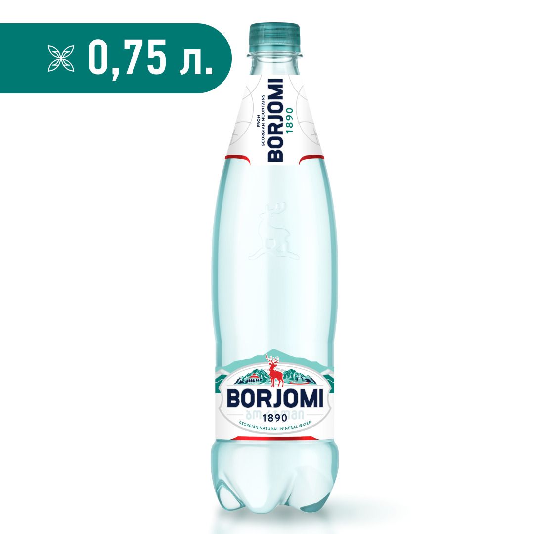 Вода минеральная Borjomi природная лечебно-столовая, 0,75 л