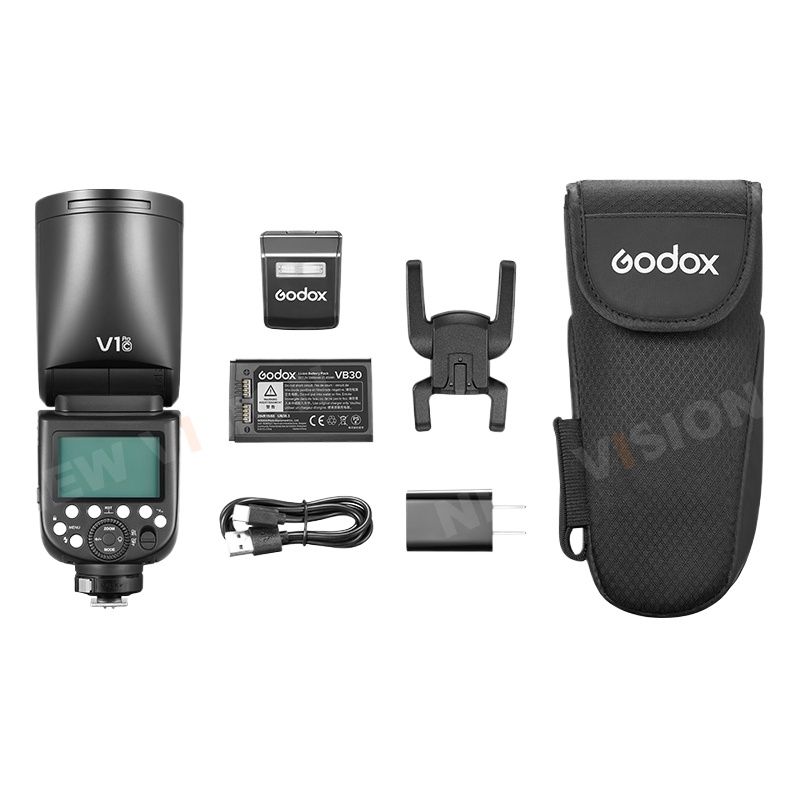 Godox V1Pro TTL литий-ионная вспышка с круглой головкой для Canon Sony Nikon Fuji Olympus