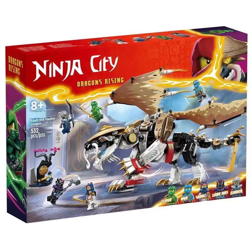 Конструктор LEGO Ninjago Эгалт, Повелитель Драконов, 532 деталей, возраст от 8+, 71809