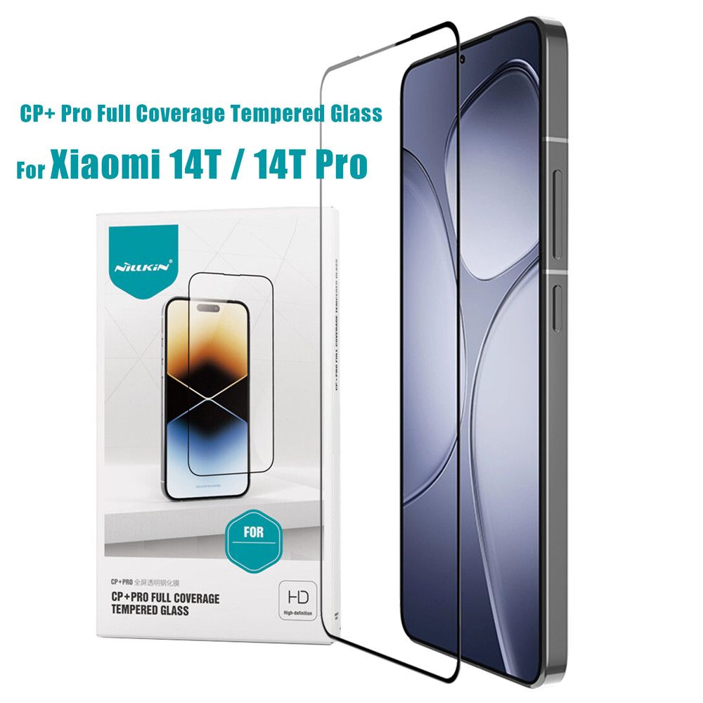 NillkinдляXiaomi14T/14TPro/RedmiK70Ultra,защитаэкрана,закаленноестеклопленка,японскоестеклоAGCствердостью9H,2.5Dзакругленнымикраями,маслоотталкивающеепокрытие.