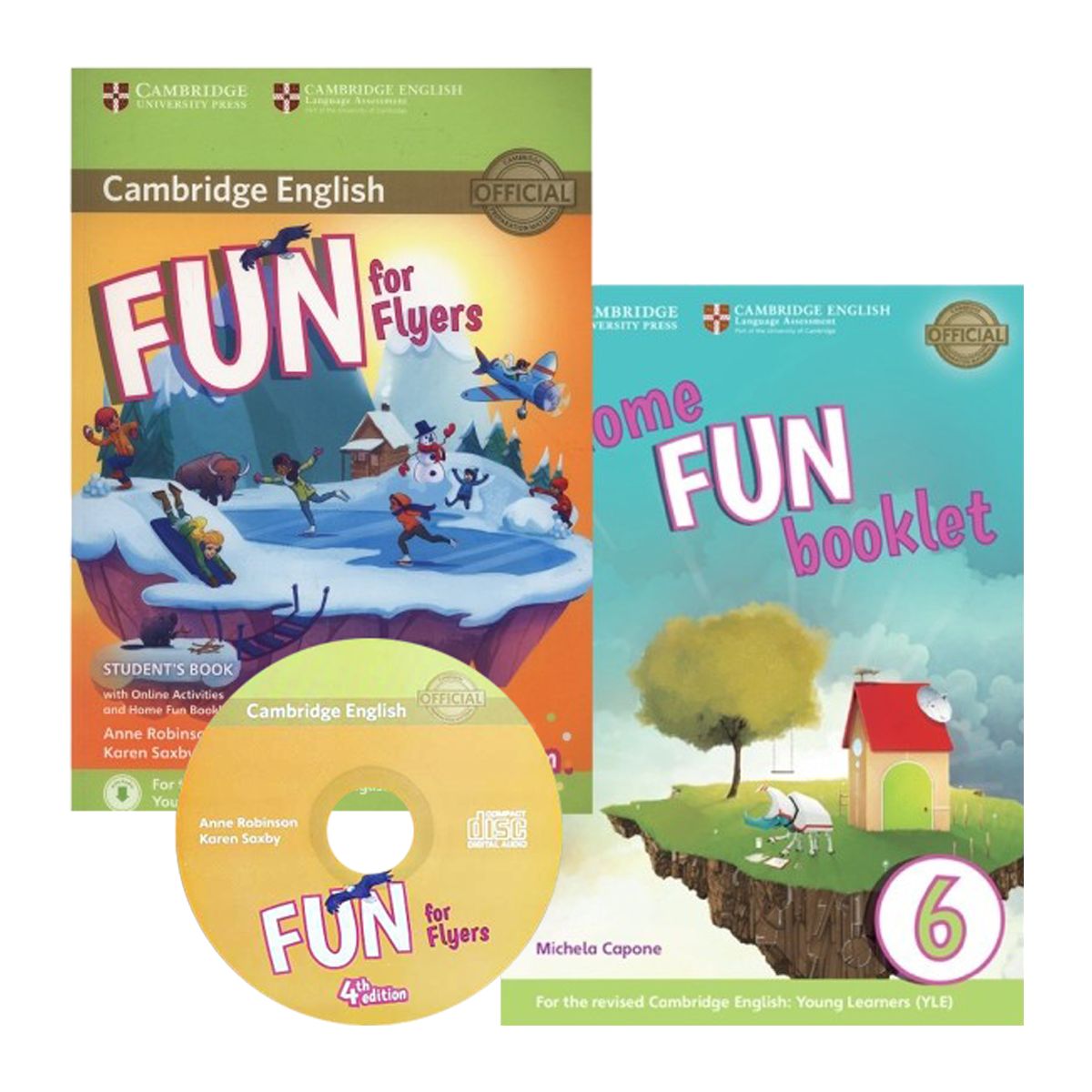 Fun for Flyers 4th edition (Student's book + Home fun booklet 6 + диск)