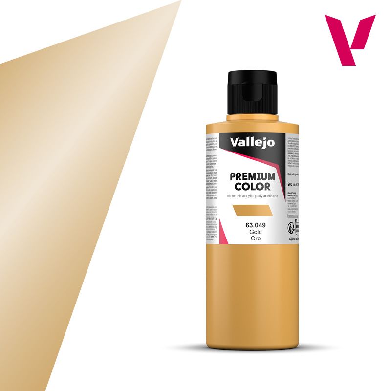 КраскаVallejoсерииPremiumColor-Gold200мл.