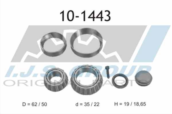 К-кт подшипника ступицы передней/ MB W203 all 00>