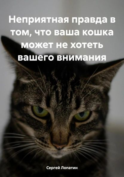 Неприятная правда в том, что ваша кошка может не хотеть вашего внимания | Сергей Александрович Лопатин | Электронная книга