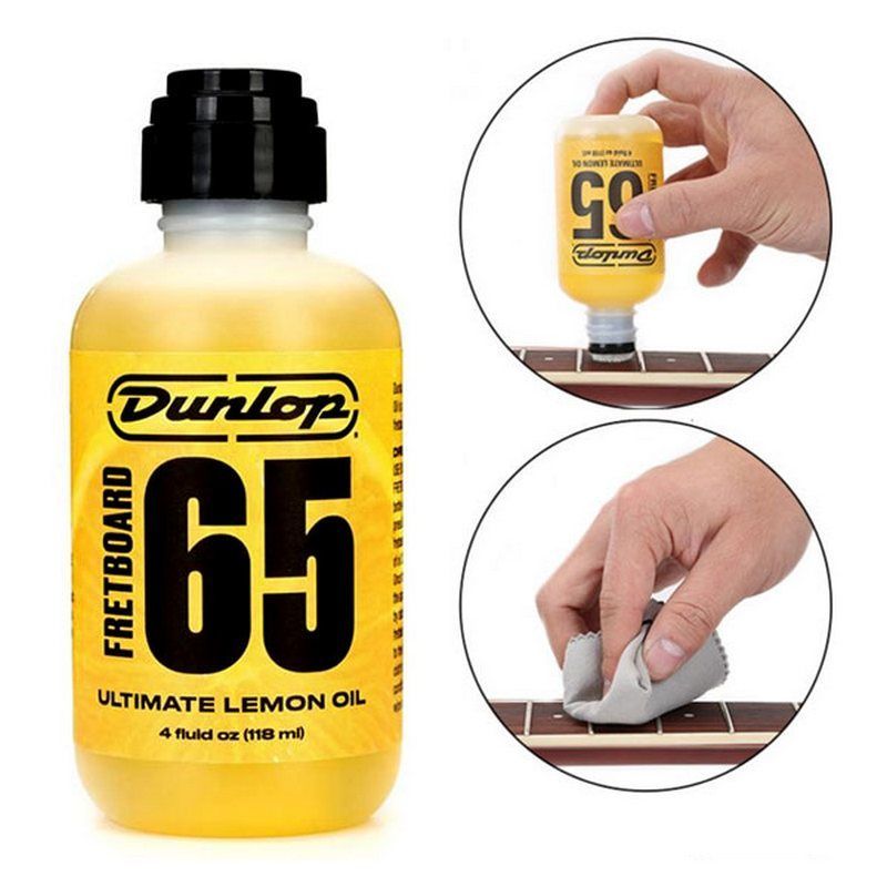 Лимонное масло Dunlop 6554 Formula 65 для грифа гитары