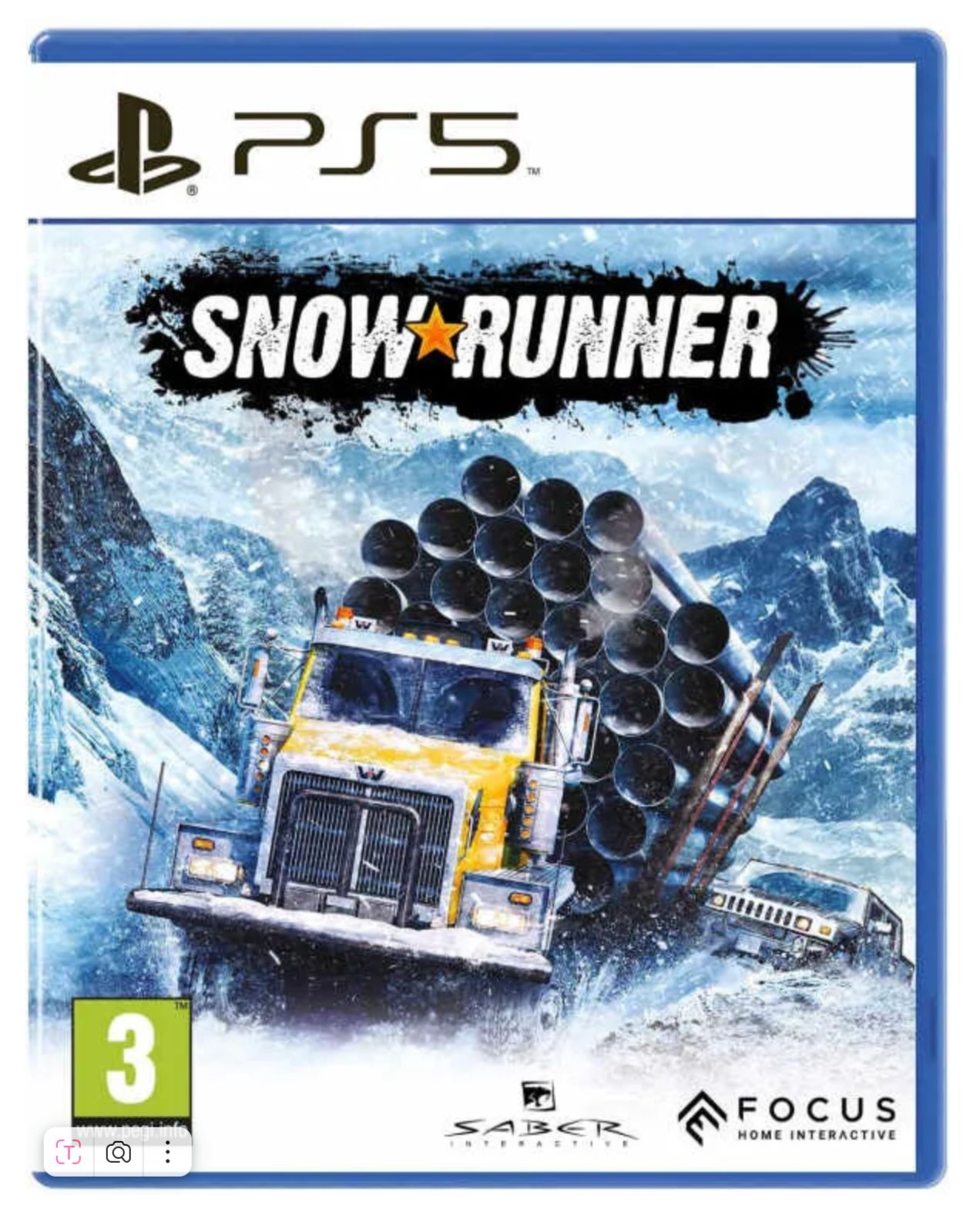 Игра SnowRunner PS5, русские субтитры