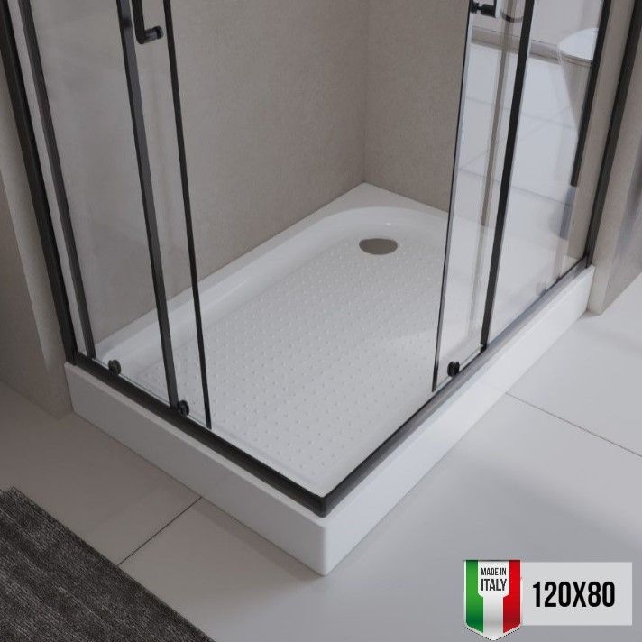 Поддон для душа Belbagno 120х80 акрил, правый TRAY-BB-AH-120/80-15-W-R