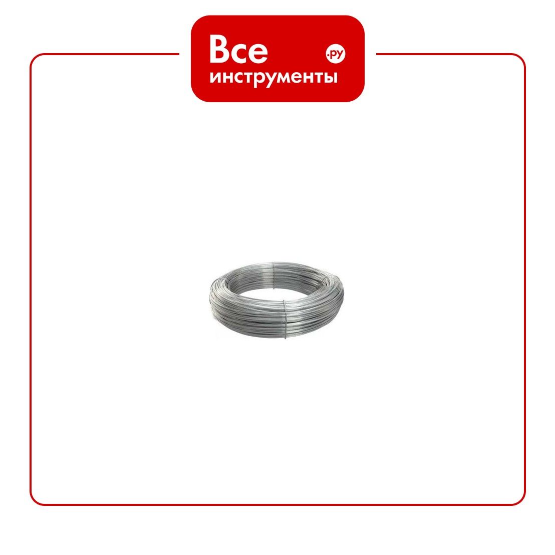Оцинкованная проволока VOLOKA 4 мм, 10 кг, 100 м ПЦ-4-10
