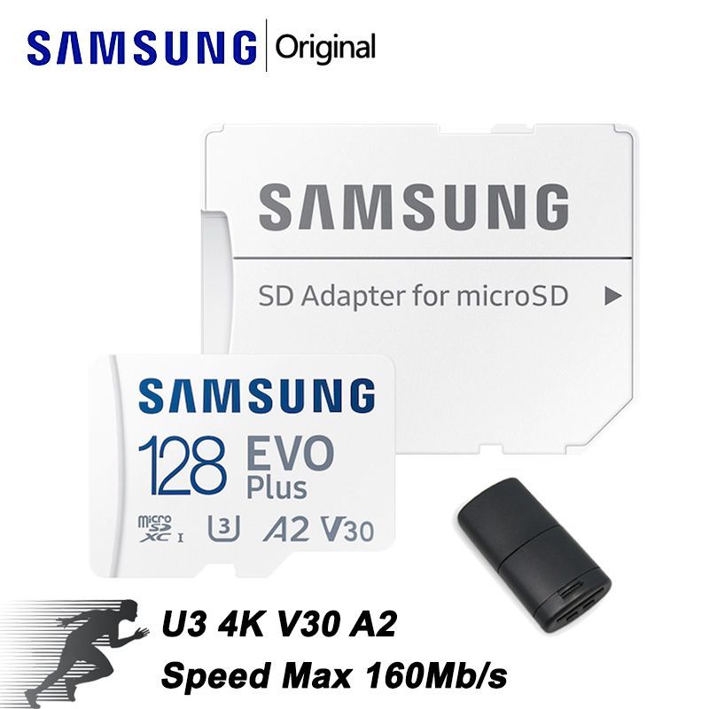 Samsung Карта памяти EVO Plus 128 ГБ  (MB-MC128KA)