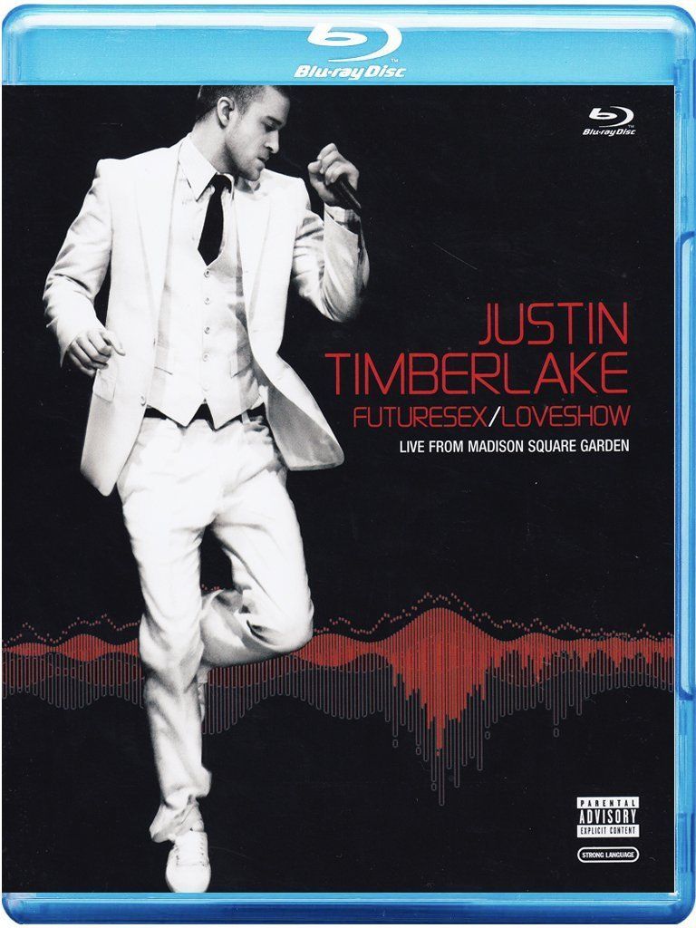 Justin Timberlake. Futuresex/Loveshow (Live From Madison Square Garden) (NEW, Импортн. диск в заводск. упаковке, EU, Jive, 88697221799, 2007) Blu-ray+DVD