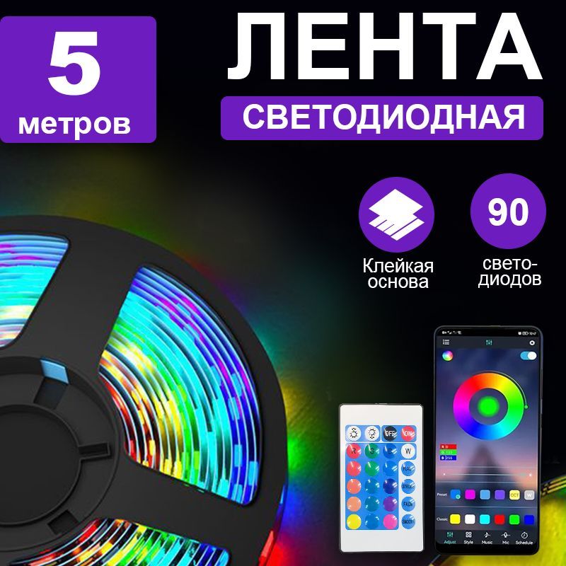 Светодиодная лента, 18 LED/m