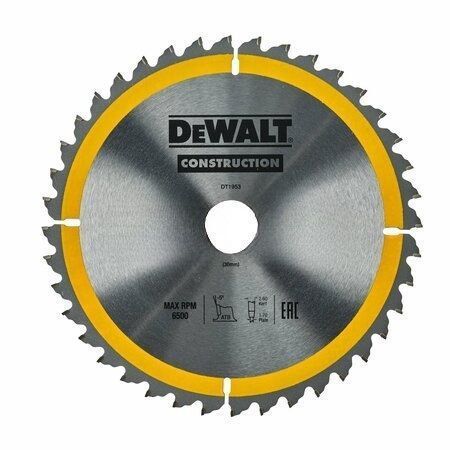 Диск пильный по дереву DEWALT 305x30 100 зуба Construction