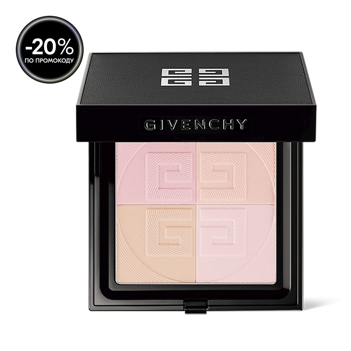 Givenchy Матирующая компактная пудра для лица Prisme Libre Pressed Powder, 3 Розовая вуаль, 9,5 г