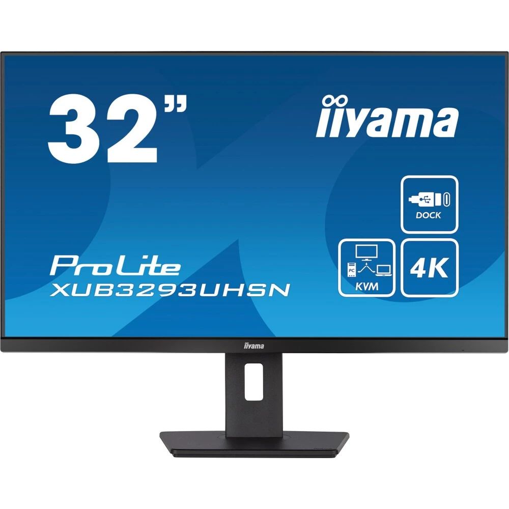 iiyama31.5"МониторXUB3293UHSN-B5,черный