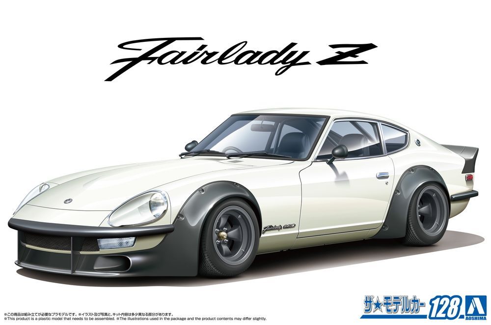 Сборная модель Aoshima 1/24 NISSAN S30 FairladyZ AERO CUSTOM Ver.2 '75