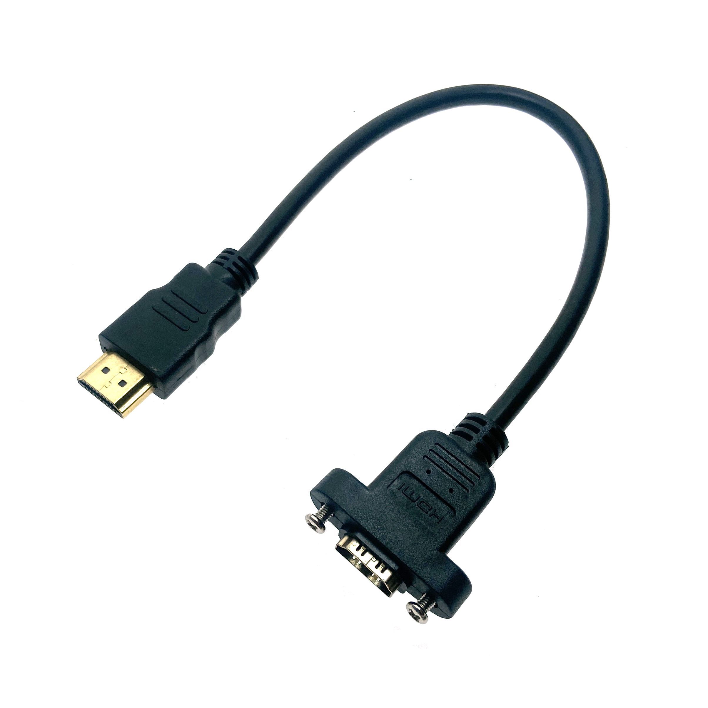 КабельудлинительHDMI19pinМaleнаFemale30смскреплениемнакорпусеиливыноснойпанелиZircon