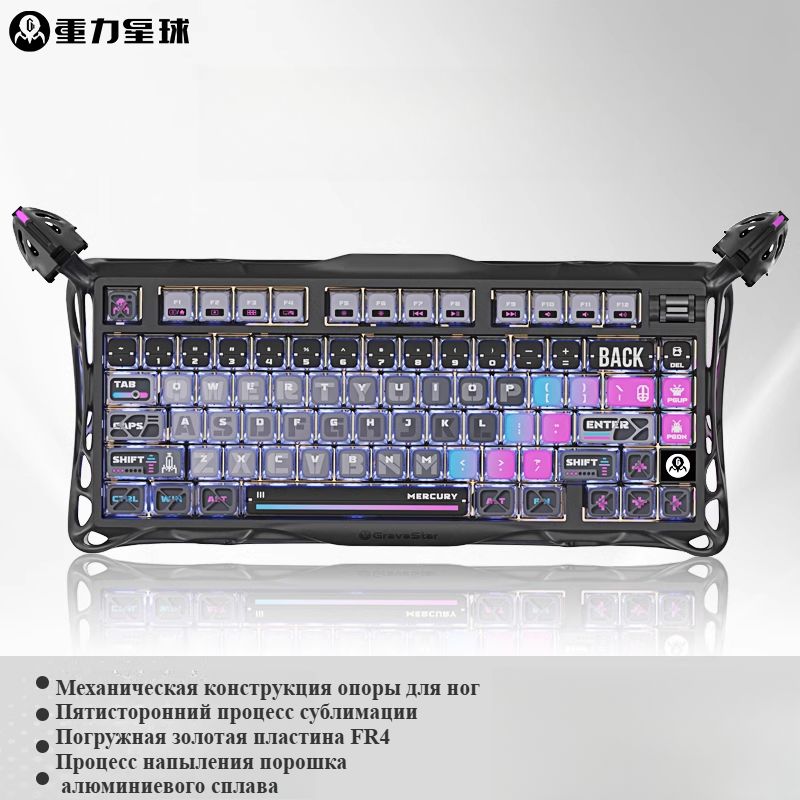 GravastarКлавиатураK1Pro,черныйматовый
