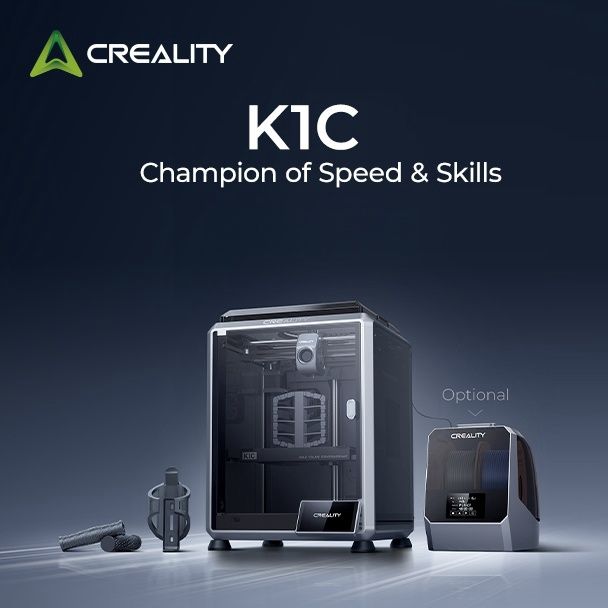 3D-принтер Creality K1C,высокая скорость 600 мм/с,300*300*300