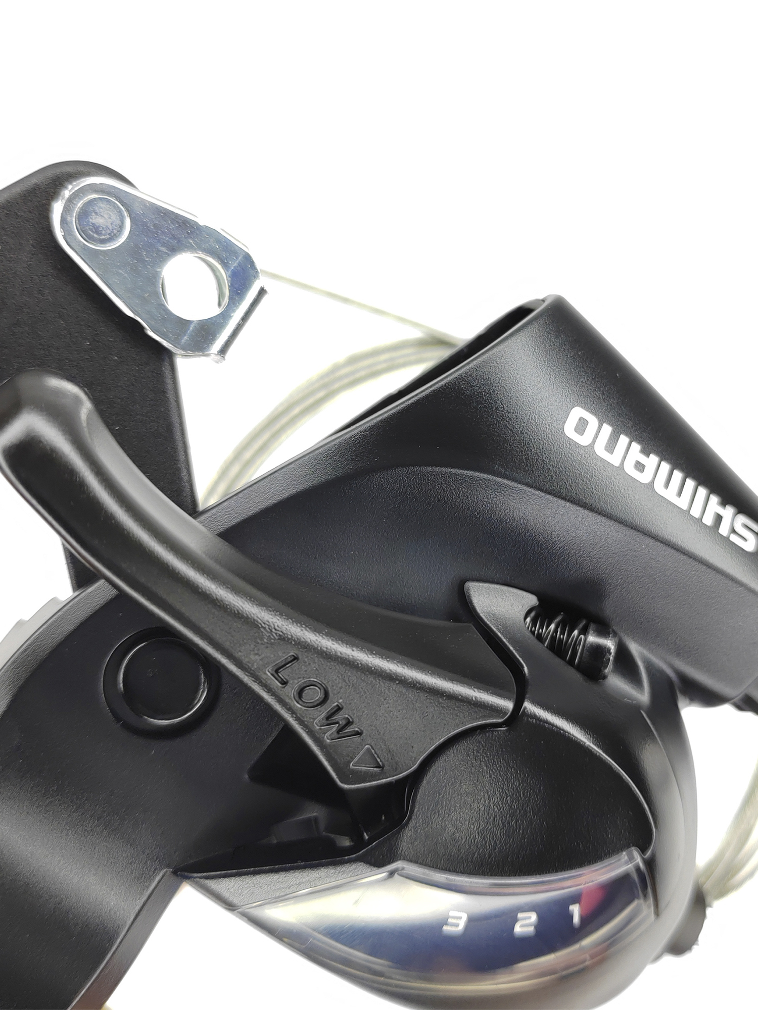 Shimano Шифтер ручка тормоза ST-EF41, серия Tourney, 3 скорости, под левую руку, трос 180 см, черный — Товары для велоспорта — фото 3