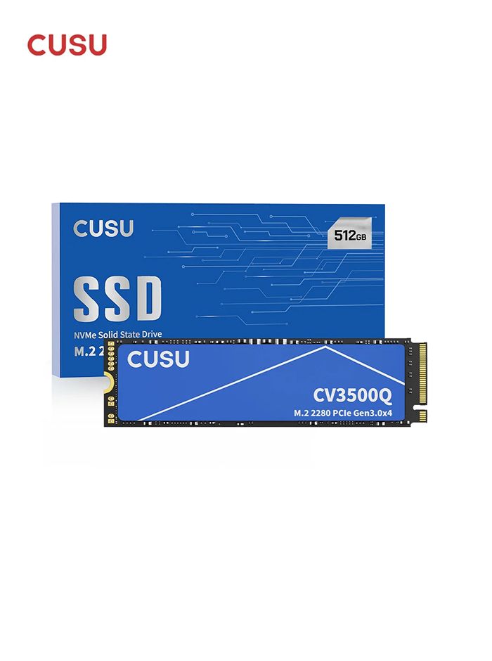 【SSD 512GB 2個セット】CUSU CV3500Q M.2 NVMe 512 ГБ Внутренний SSD-диск CUSU 2280 (NVMe, SSD M.2,PCIe3.0