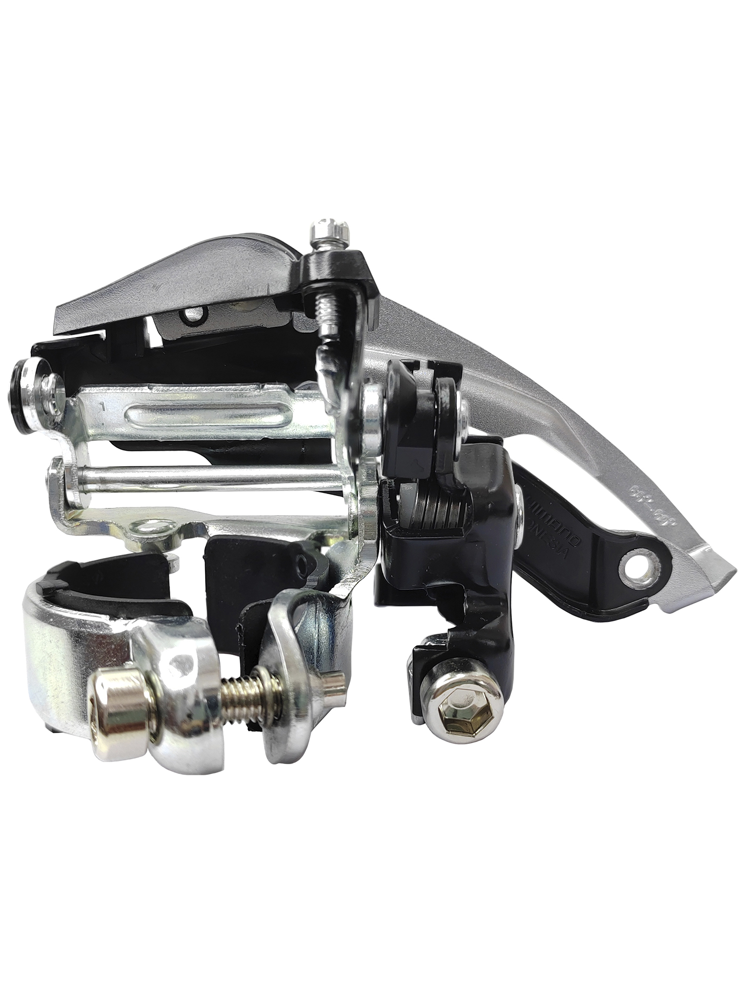 Shimano Переключатель скоростей для велосипеда передний FD-TY500, универсальная тяга, хомут 31.8 мм, макс звезда 42Т, серебристый — Товары для велоспорта — фото 4