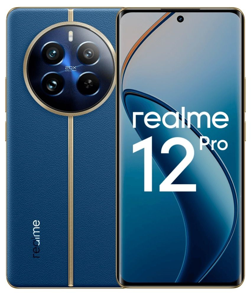 realme Смартфон 12 Pro 5G RMX3842 256Gb 8Gb синий 8/256 ГБ, синий #1