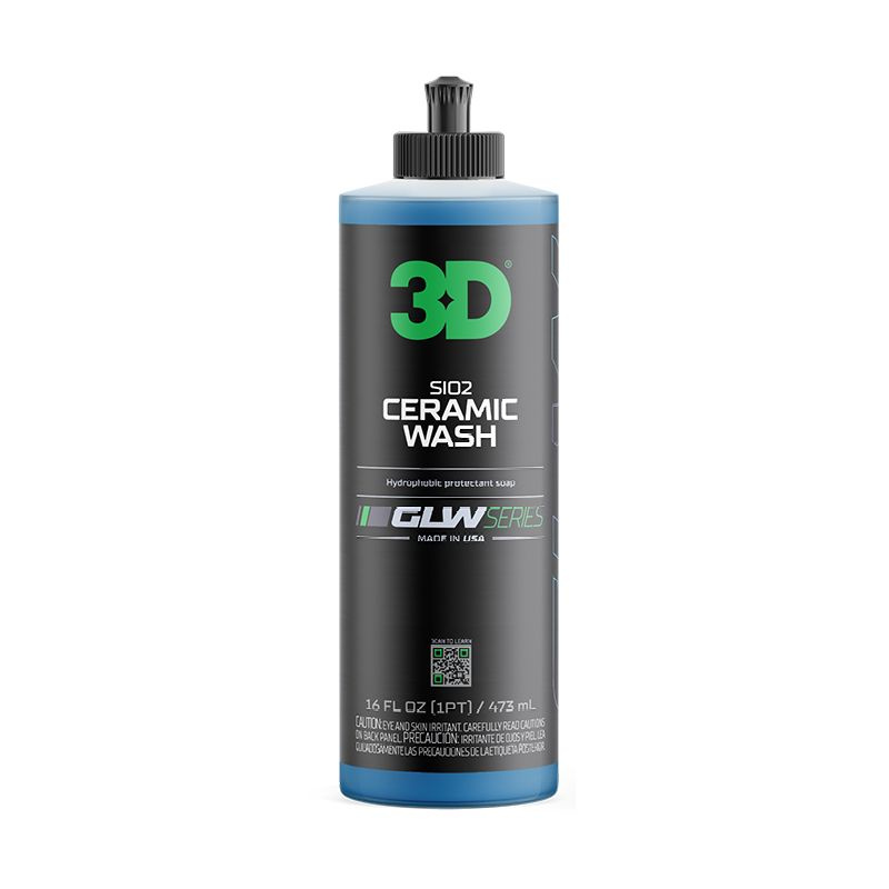 3D GLW SiO2 Ceramic Wash Шампунь с гидрофобными полимерами SiO2, 473мл  #1