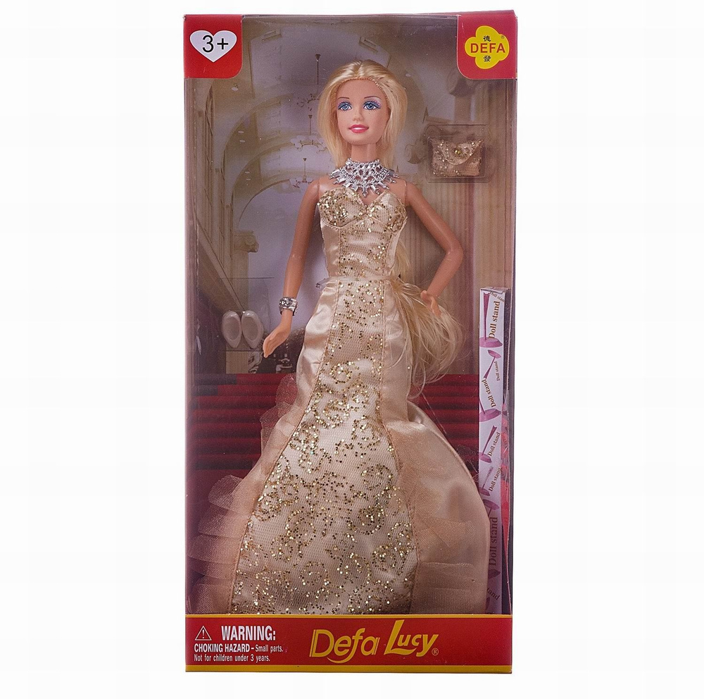 Кукла Defa Lucy "Светский прием" в золотом платье 29см #1