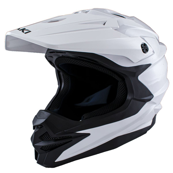 Шлем кроссовый ATAKI JK801A Solid, белый глянцевый, XL - купить с ...