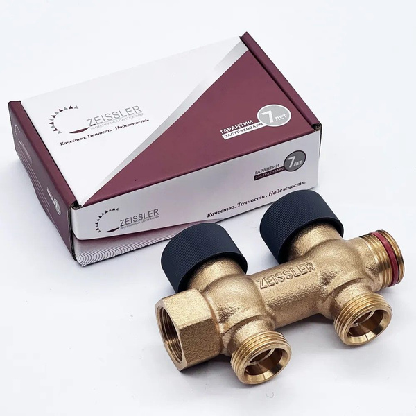 Коллектор для водоснабжения Tim - Zeissler 3/4"х3/4" на 2 выхода ...