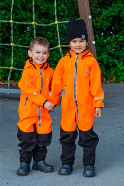 Комбинезон Smail (Softshell) детский, Девочки, Мальчики, размер 104 ...