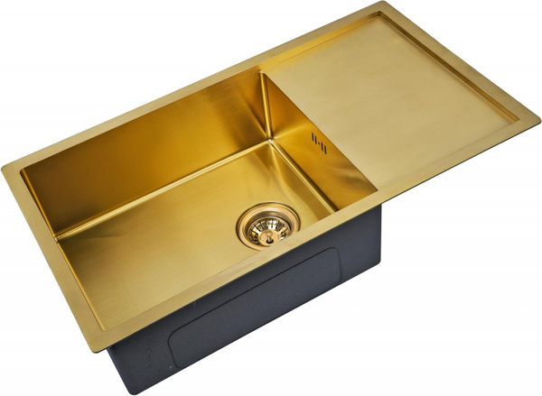 Кухонная мойка ZORG INOX (SZR-7844 BRONZE) - купить с доставкой по ...
