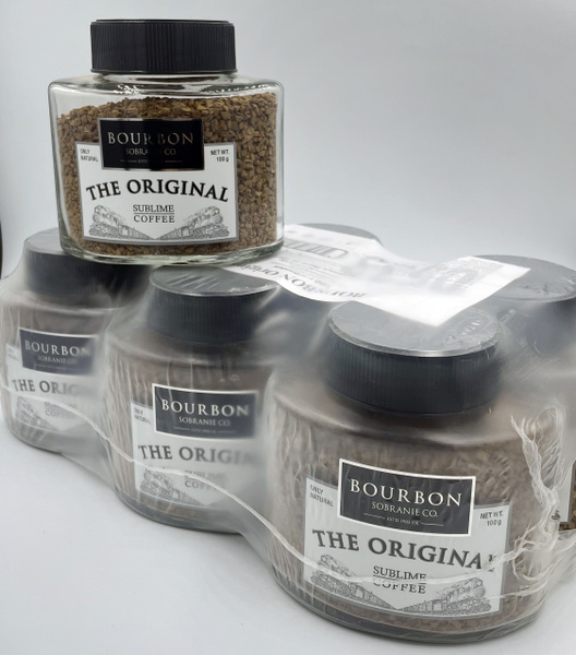 Кофе Бурбон Оригинал 100г Bourbon Sobranie The Original - 6 штук ...