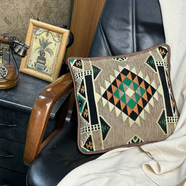 Декоративная наволочка на подушку 40*40 бежевый 6 купить на OZON по ...