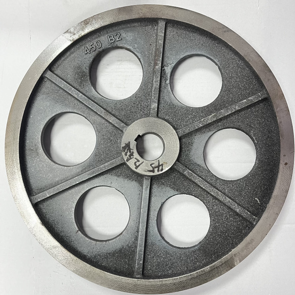 Характеристики Шкив чугунный 450 B2*45мм двухручейковый подробное ...