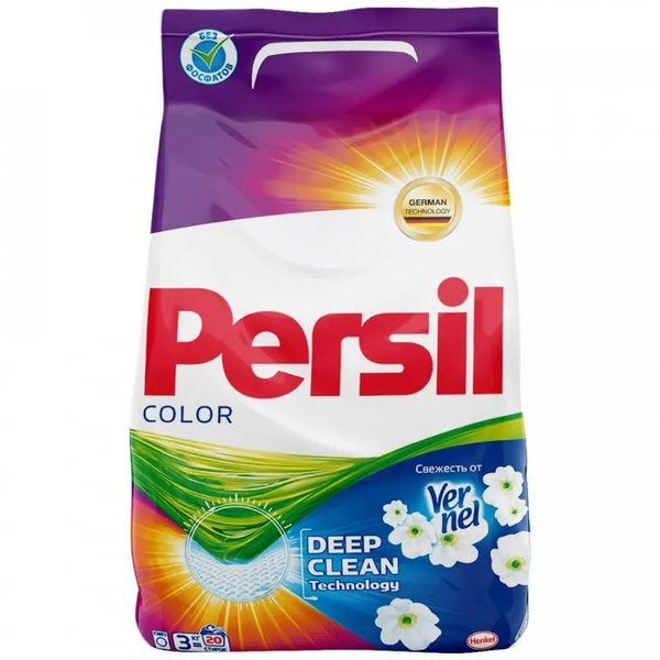 Стиральный порошок PERSIL Color 3 кг - купить с доставкой по выгодным ...